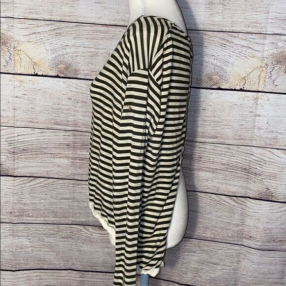 Soprano Green Longsleeve T-shirt White Fringe - Picture 4 of 6